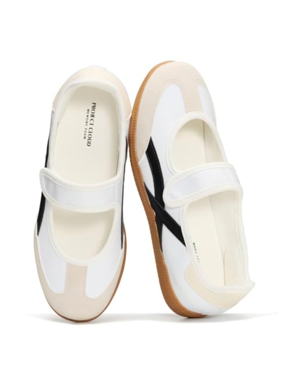 Mary Jane Sneakers Memory Foam Slip-On Comfort Women Shoes